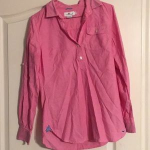 VINEYARD VINES PINK BUTTON UP